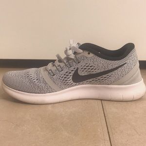 Nike Gray Free RN running sneakers